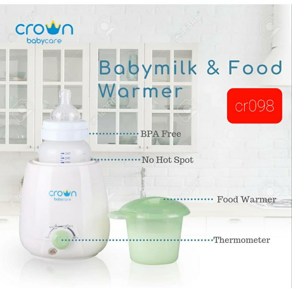 Jual CROWN CR-098 BABY MILK & FOOD WARMER - PENGHANGAT SUSU BAYI ...