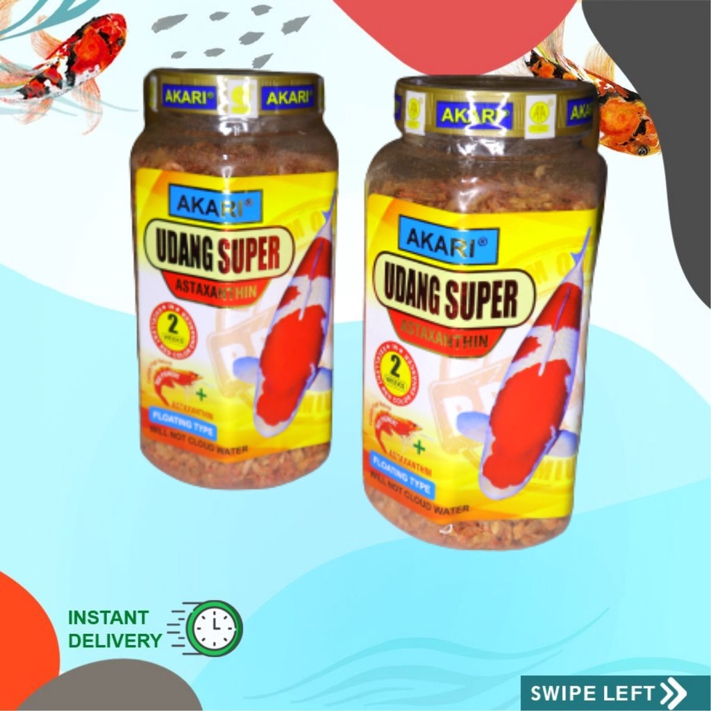 Jual Akari Udang Super Red 130gr Pakan Udang Kering Super Akari Aa