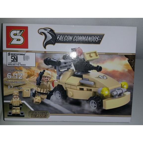 Jual Brick 15-06C Falcon Commandos Sembo | Shopee Indonesia