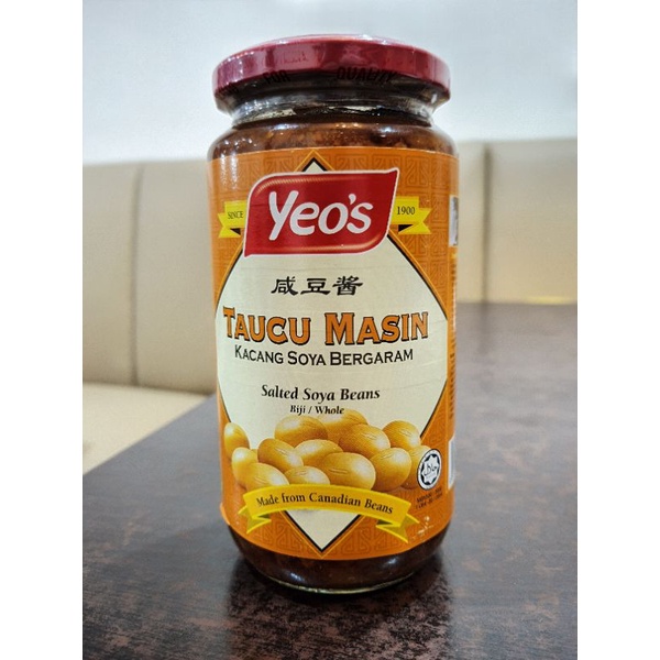 Jual Tauco Yeos Salted Soya Beans Kacang Kedelai Fermentasi Taucu Masin