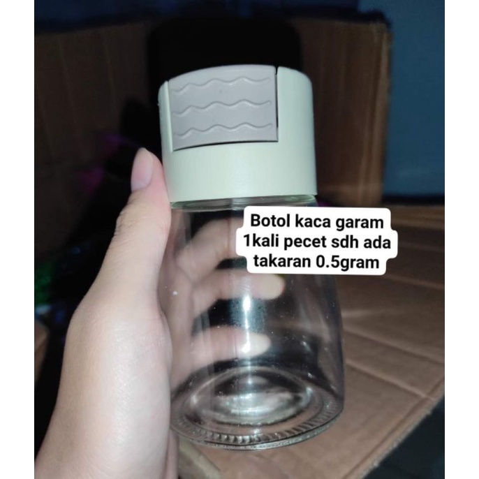 Jual Botol Garam Botol Kaca Tempat Simpan Garam Botol Kaca Garam Botol Takaran Garam