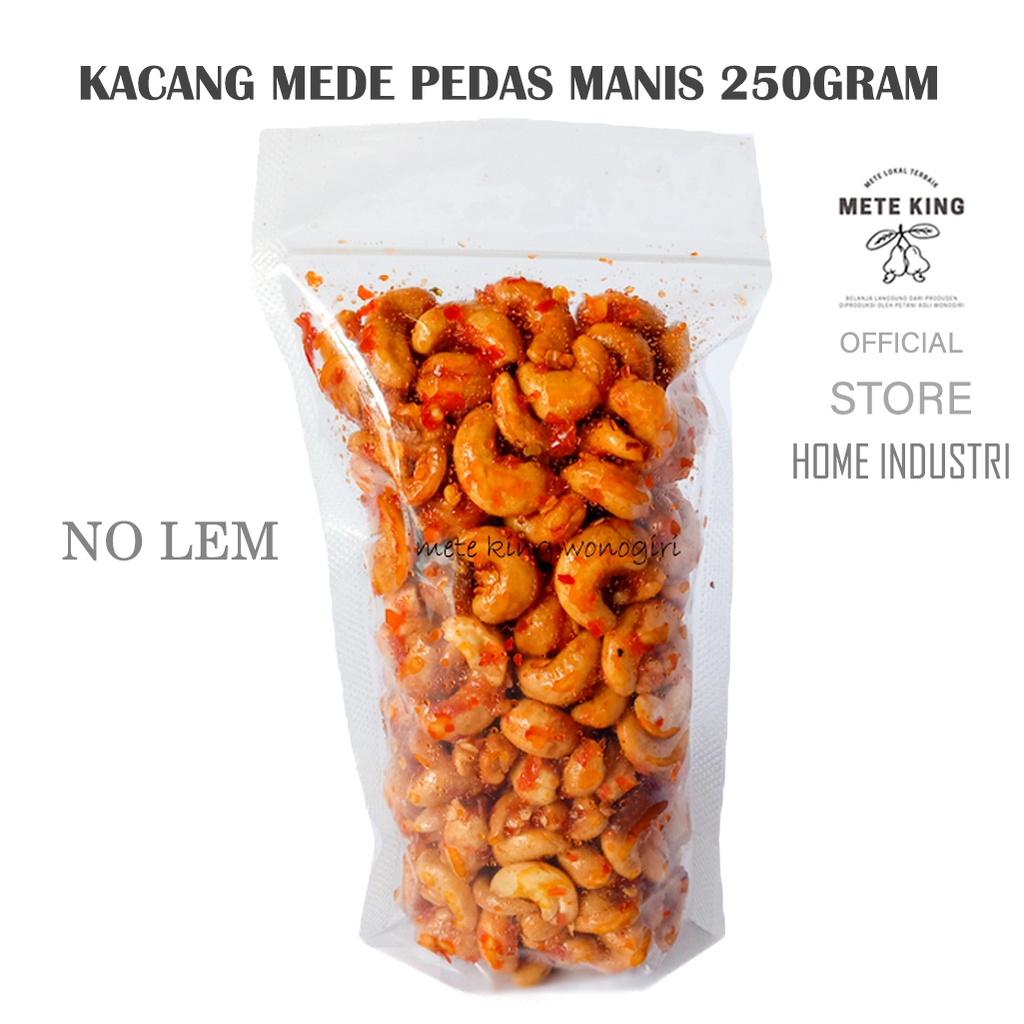 Jual Kacang Mede Super Premium 200 Gram Roasted Oven Tanpa Minyak Pedas ...