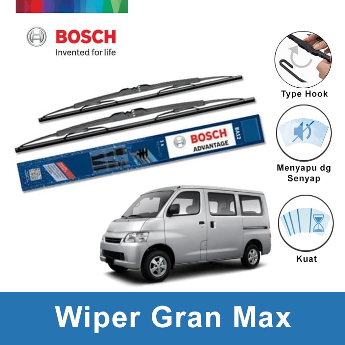 Jual Bosch Sepasang Wiper Kaca Mobil Daihatsu Gran Max Advantage Shopee Indonesia