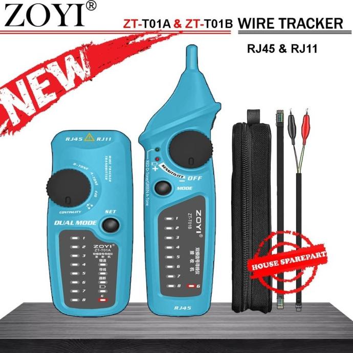 Jual Zoyi LAN Tester Network Wire Tracker Line Finder Cable Track RJ11 ...