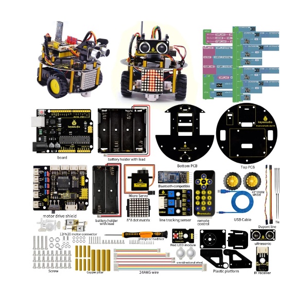 Jual Arduino Smart Car Robot Obstacle Avoidance Line Tracking ...