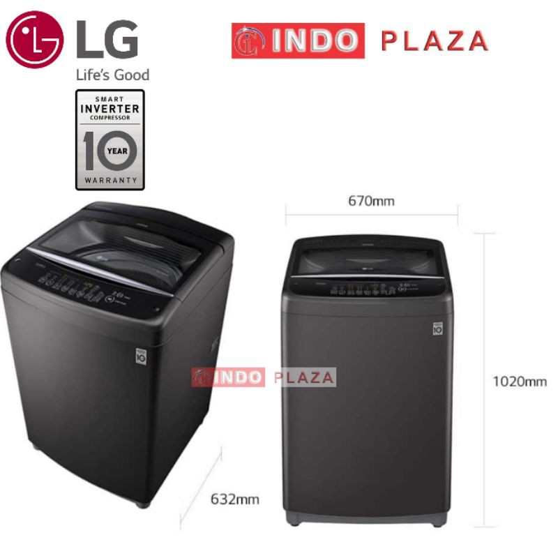 Jual MESIN CUCI LG 1 TABUNG 18 Kg / 18kg T2518VSAB TOP LOADING Smart ...