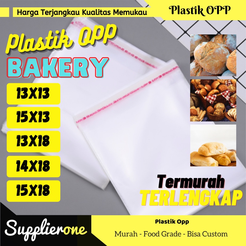 Jual Plastik Opp Bakery Opp Roti Opp Makanan Kemasan Roti Plastik Roti Plastik Lem 2333