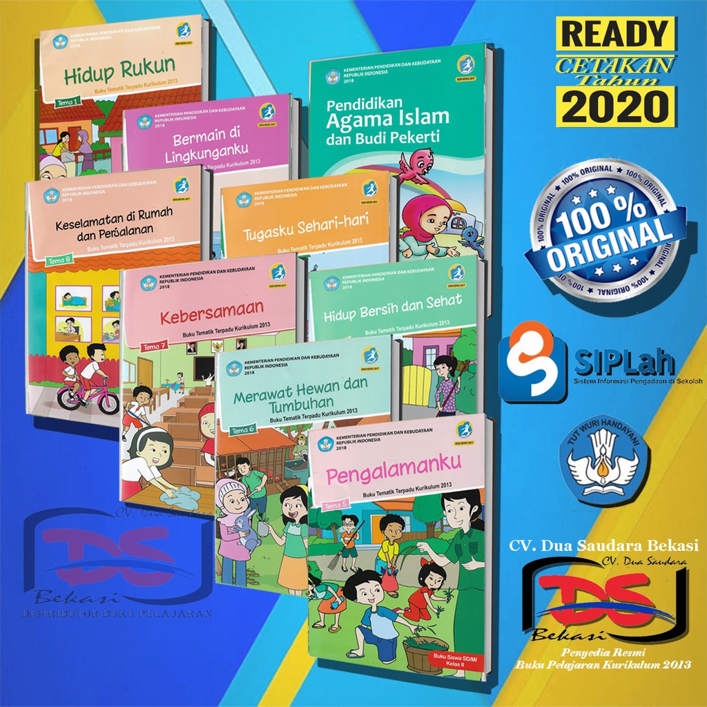 Jual Buku Siswa Kelas 2 SD Kurikulum 2013 Revisi 2017 | Shopee Indonesia