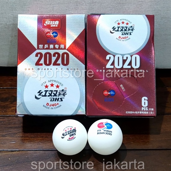 Jual BOLA PINGPONG DHS DJ40+ 3 STAR ITTF WORLD TOUR T.T. BALL - BOLA ...