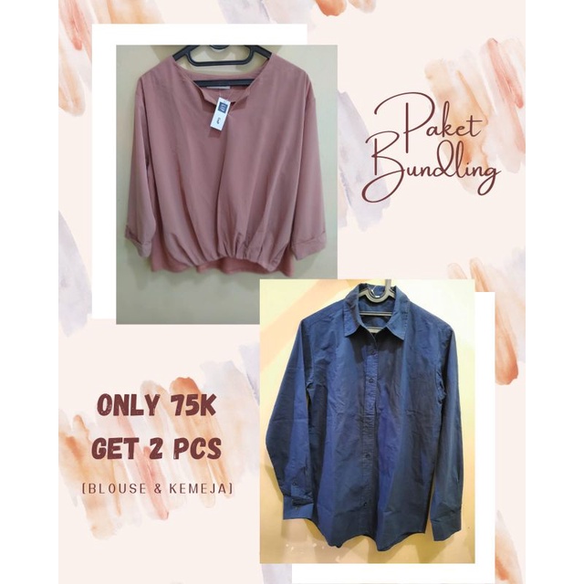 Jual Paket Bundling Atasan B Baju Import | Blouse Dan Kemeja Wanita ...