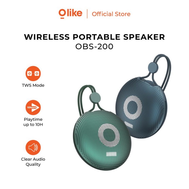 Jual 𝐎𝐥𝐢𝐤𝐞 𝐖𝐢𝐫𝐞𝐥𝐞𝐬𝐬 𝐏𝐨𝐫𝐭𝐚𝐛𝐥𝐞 𝐑𝐚𝐝𝐢𝐨 𝐎𝐁𝐒-𝟐𝟎𝟎 speaker Bluetooth GARANSI