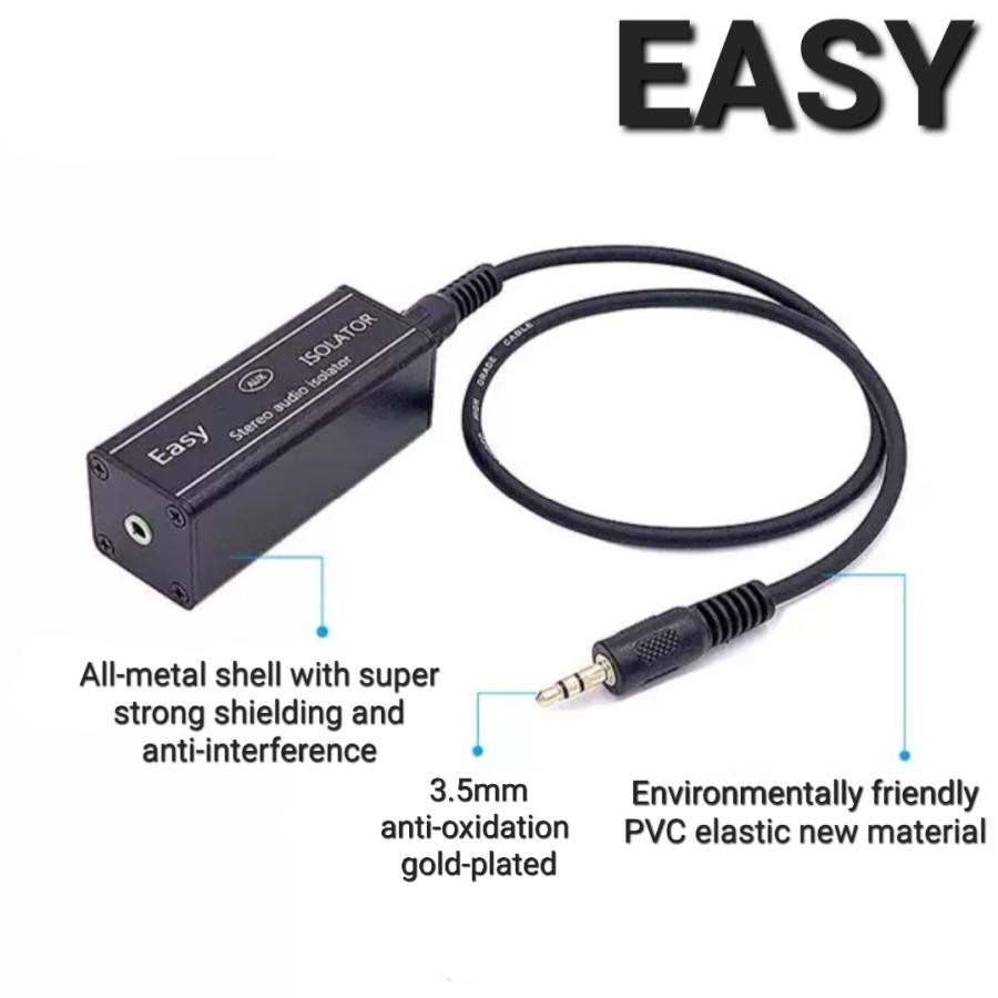 Jual AVPRO EASY3.5 Noise Isolator w Noise Reduction / Ground Isolator 3 ...