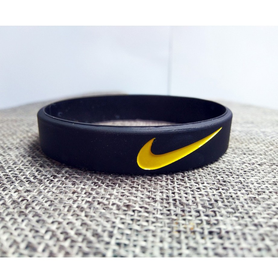 COD NIKE GELANG TANGAN PRIA GELANG KARET NIKE SPORT ORIGINAL FASHION NIKE HITAM L K