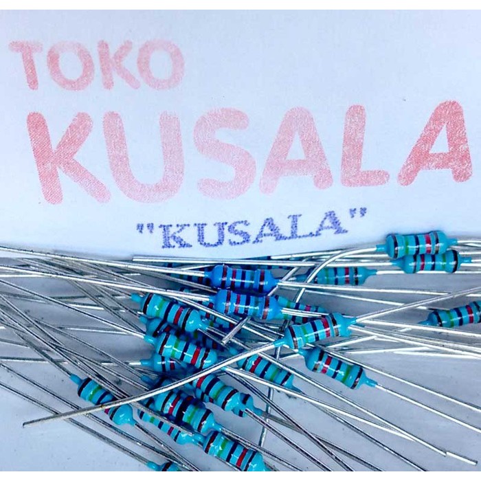 Jual Resistor 75k ohm / Metal Film Resistor 1/4 watt 1% 75k ohm