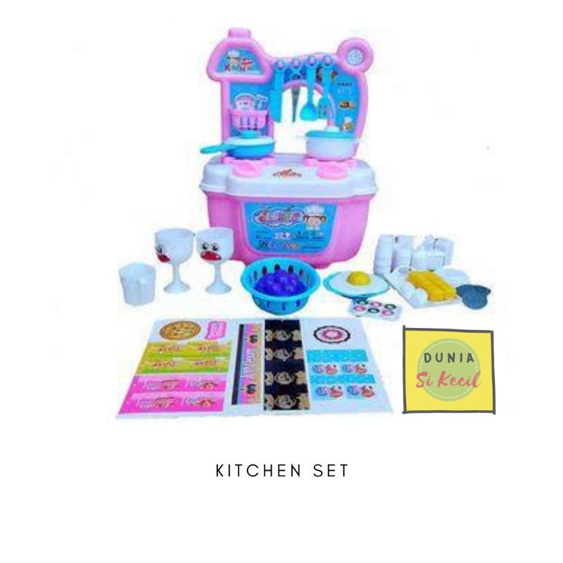 Jual Mainan kitchen set dengan tempat penyimpanan | Shopee Indonesia