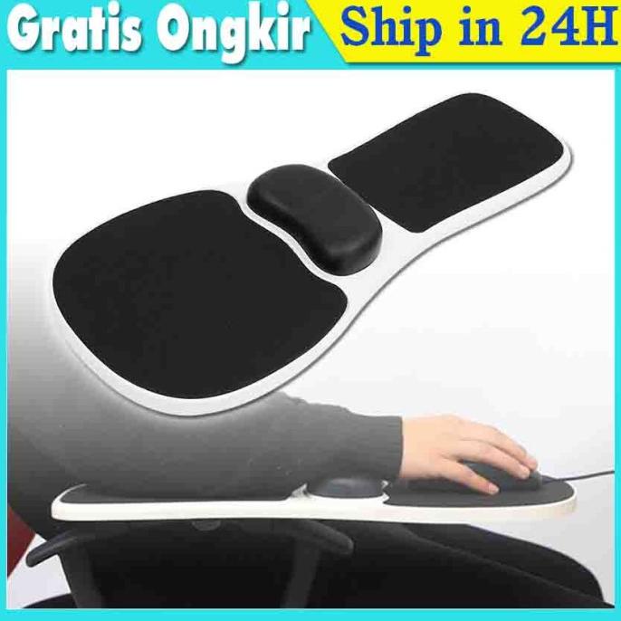 Jual MURAH CHAIR ARMREST MOUSE PAD ARM WRIST REST MOSUE PAD ERGONOMIC