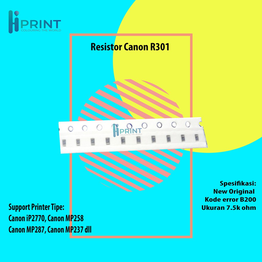 Jual Resistor Canon R301 Error B200 / P10 752 (10pcs) Printer IP2270 ...