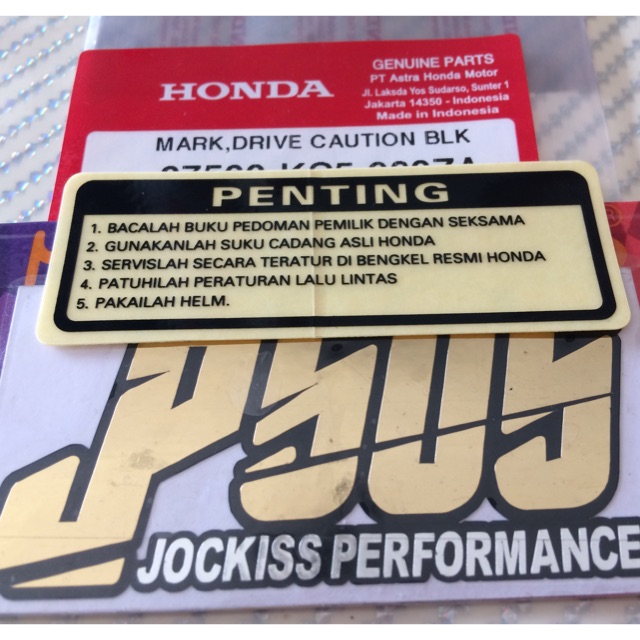 Jual Stiker Perhatian Rantai | Shopee Indonesia