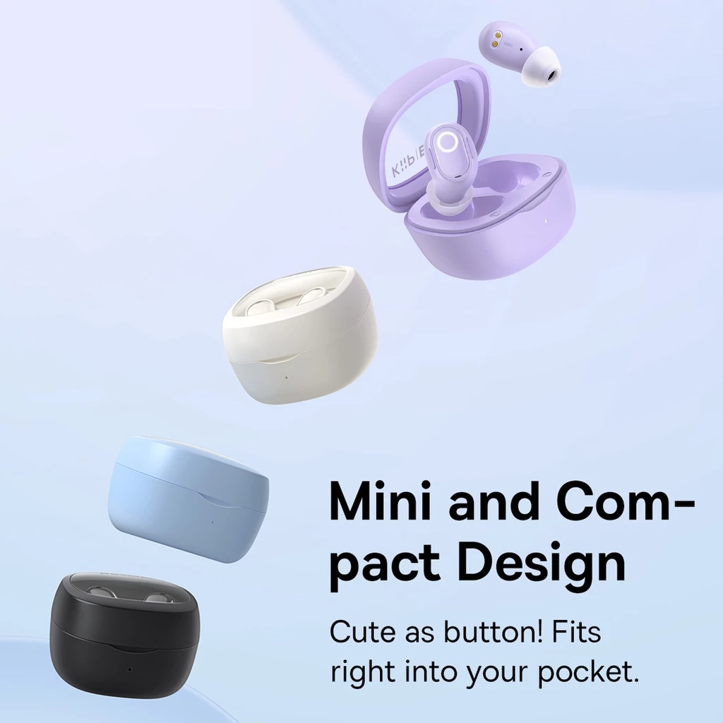 KiiP X Baseus True Wireless Bluetooth Earphone Mini Earbuds TWS WM02