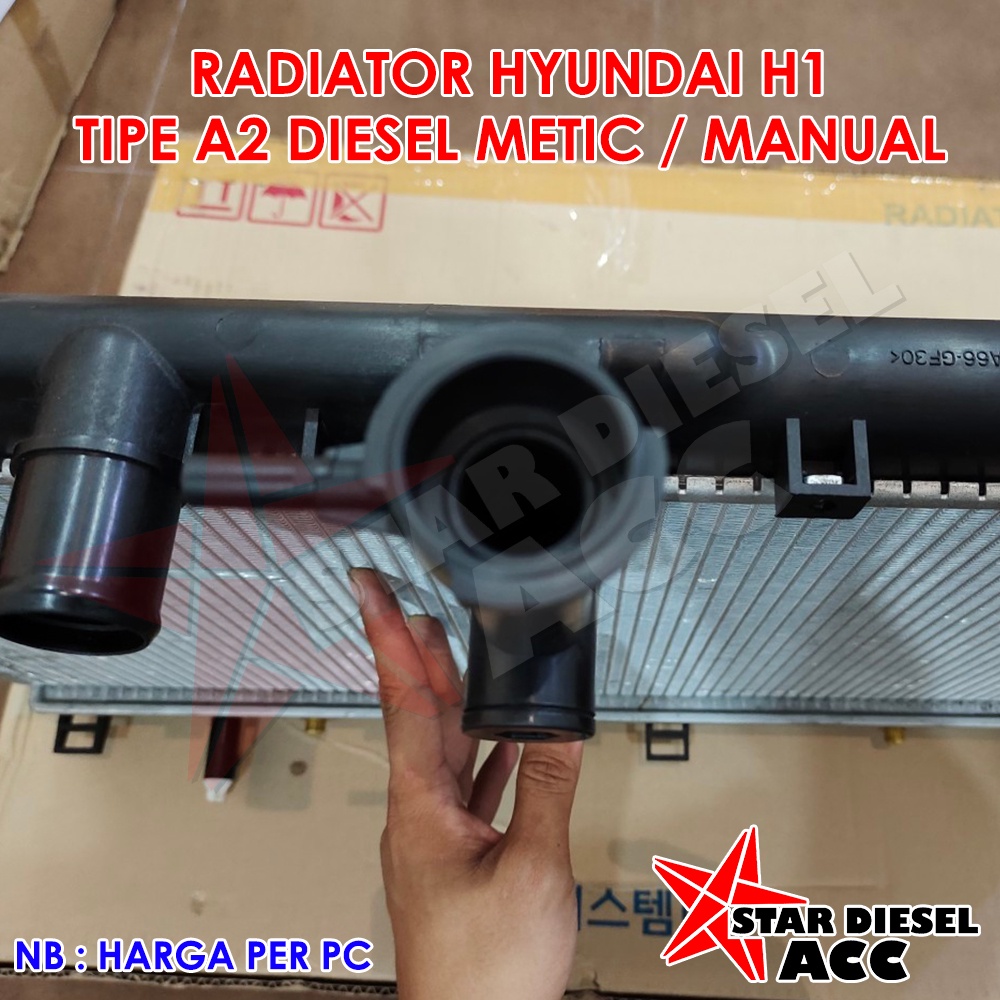 Jual RADIATOR SET HYUNDAI H1 TIPE A2 METIC / MANUAL HYUNDAI H1 RADIATOR ...