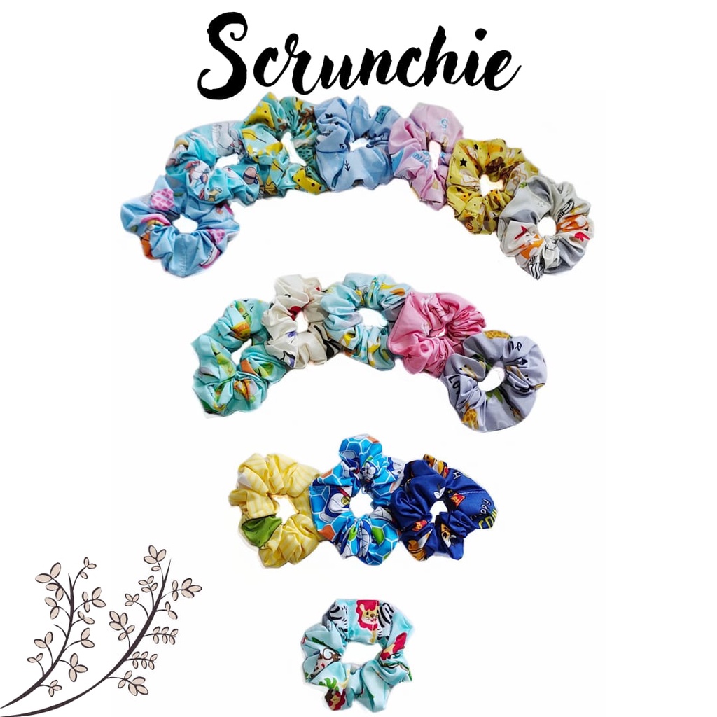 Jual SCRUNCHIE IKAT RAMBUT CEPOL KUNCIRAN RAMBUT | Shopee Indonesia