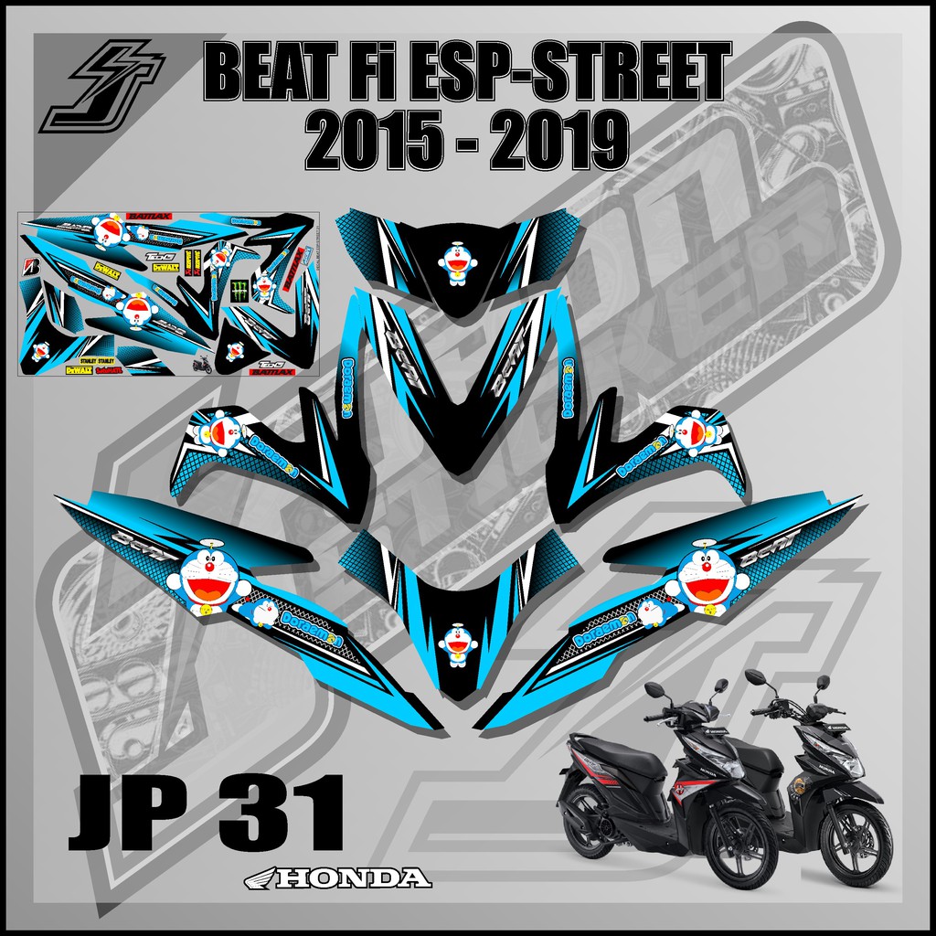 Jual Sticker Decal FULLBODY Honda Beat Street / FI ESP / ISS / FI 2016 ...