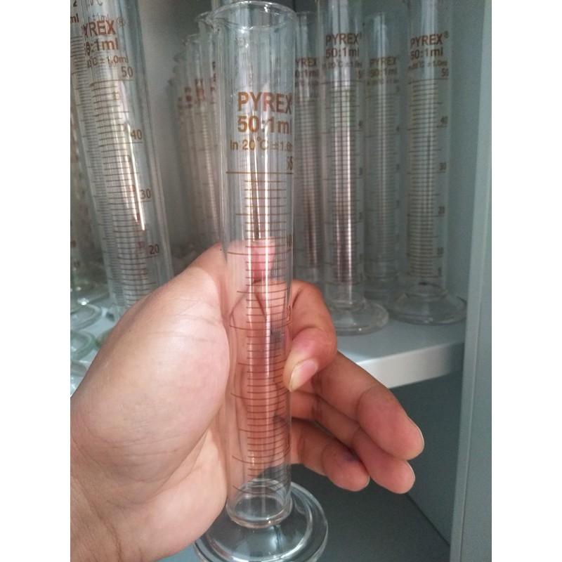 Jual Gelas Ukur Pyrex 50 Ml Measuring Cylinder Skala Coklat Shopee Indonesia 3312