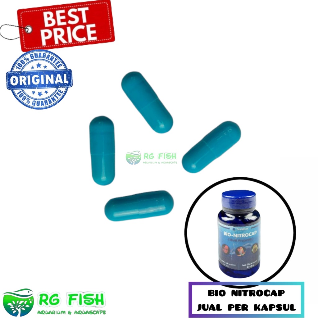 Jual ORIGINAL!!! DIJUAL PER KAPSUL Bibit bakteri Toyablue Bio-Nitrocap ...