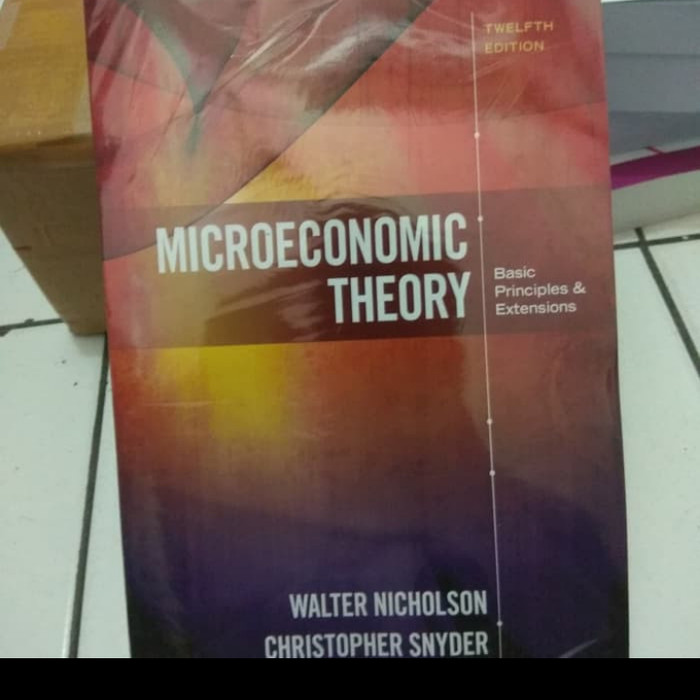 Jual Microeconomic Theory 12th Edition By Walter Nicholson | Shopee ...