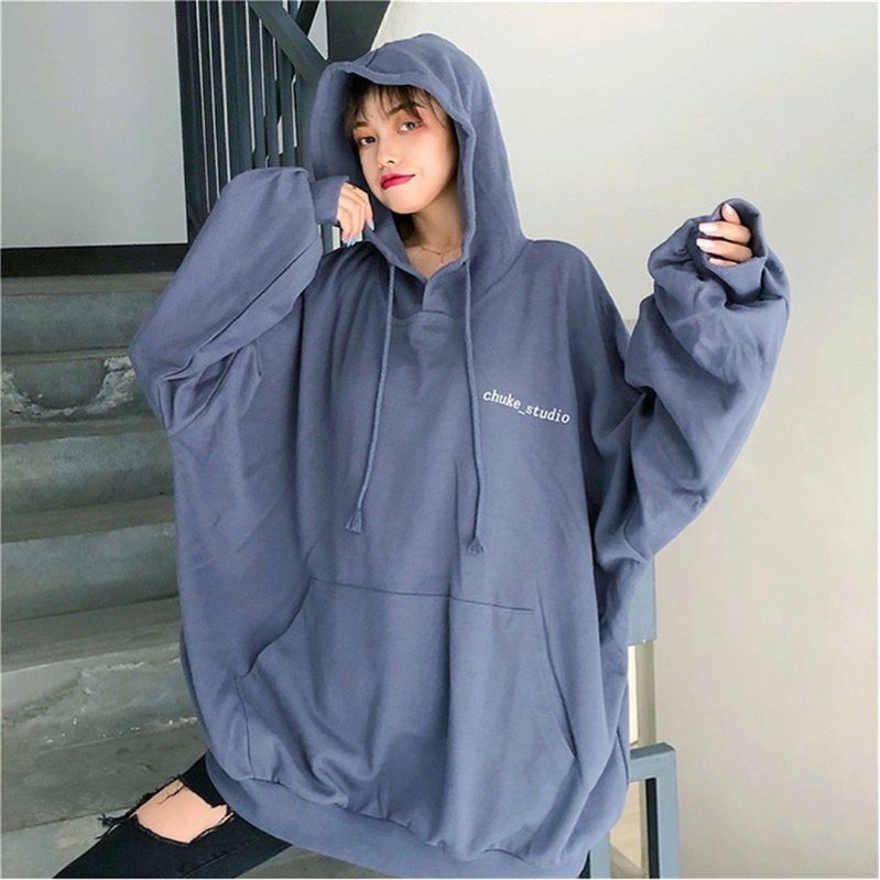 Jual CHUKE STUDIO HOODIE SWEATER SIZE L.XL.XXL STYLE KOREA FLEECE TEBAL Shopee Indonesia