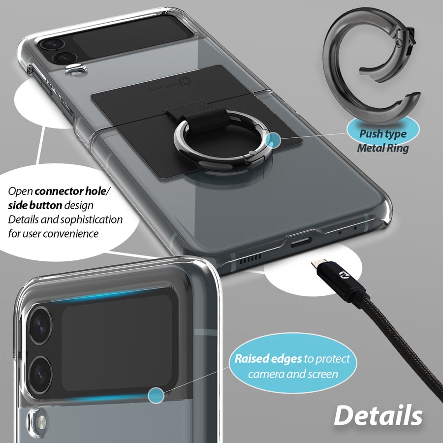 Jual Case Samsung Galaxy Z FLIP 4 FLIP4 WHITESTONE Dome Life Casing ...