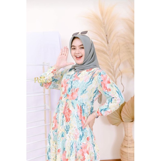 Jual Midi Viral Midi Wanita Dress Perempuan Dewasa Midi Viral