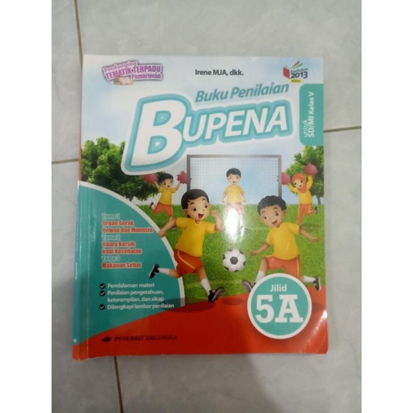 Jual Buku bupena 5A untuk kelas 5 SD penerbit erlangga | Shopee Indonesia