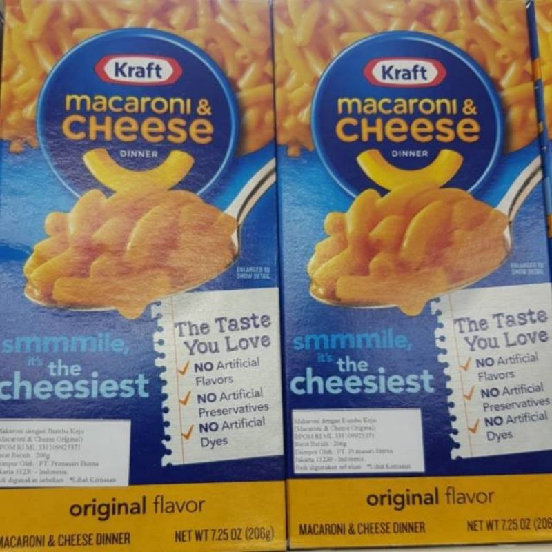 Jual KRAFT MACARONI & CHEESE DINNER ORIGINAL | Shopee Indonesia