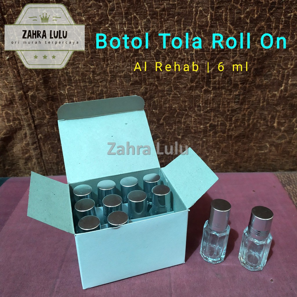 Jual Botol Tola Kosong 6 ml Roll On Al Rehab 1 Lusin | Shopee Indonesia