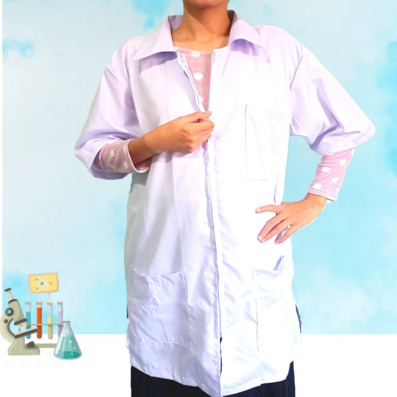 Jual Jas Lab Laboratorium Non Disposable Baju Laboratorium Lengan ...