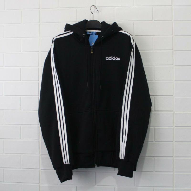 Hoodie adidas hitam sales