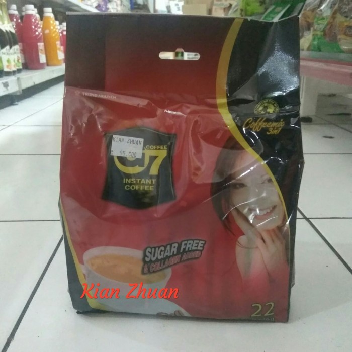 Jual ds011css Trung Nguyen G7 Instant Coffee Sugar Free & Collagen