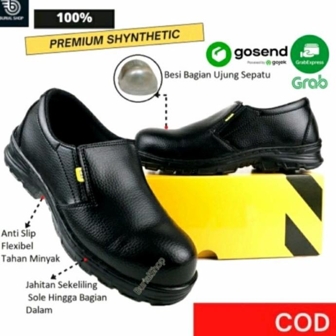 Jual sepatu safety cat sepatu kerja koki kit chen set sepatu kerja ...