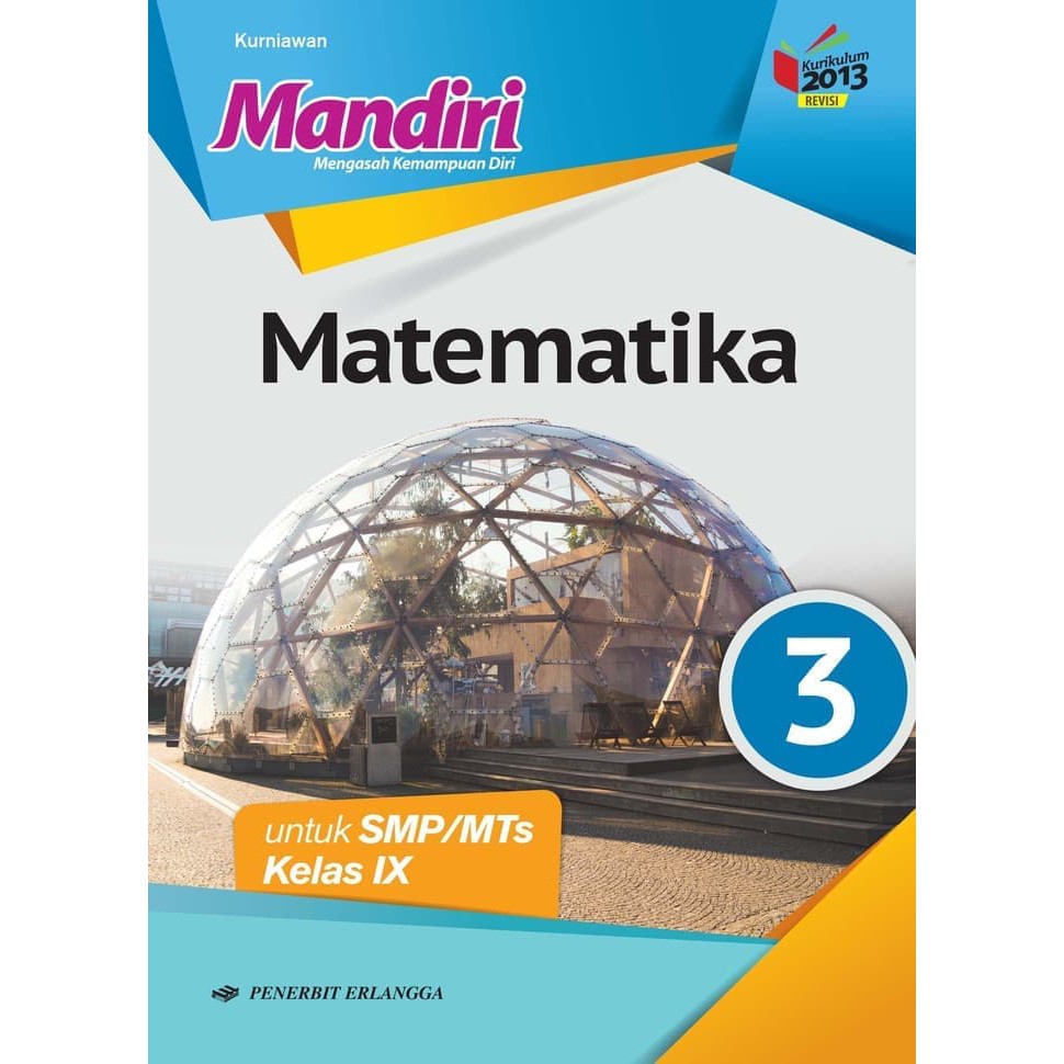 Jual BUKU ERLANGGA (ORIGINAL) MANDIRI MATEMATIKA SMP /MTS KELAS 3 K13N ...