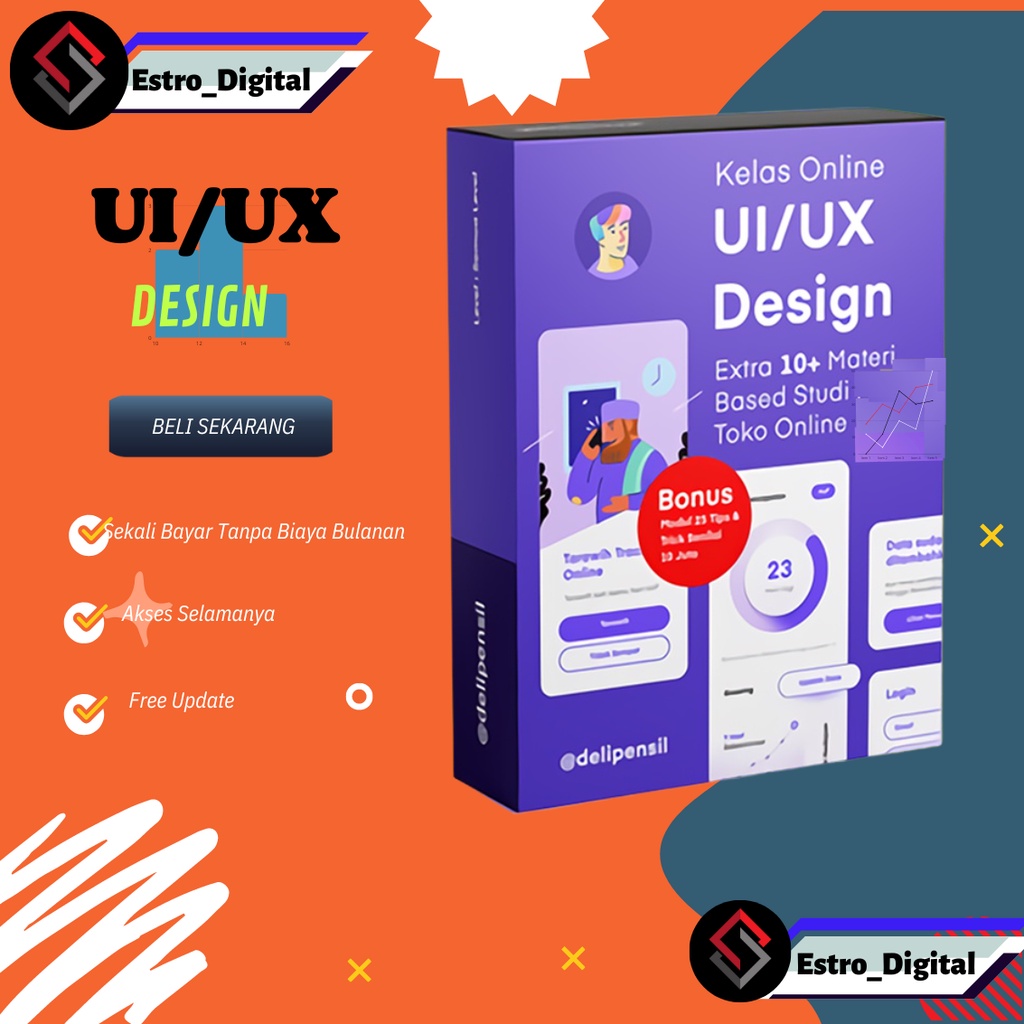 Jual UI UX DESIGN Class Belajar UI Web Design Lengkap | Shopee Indonesia