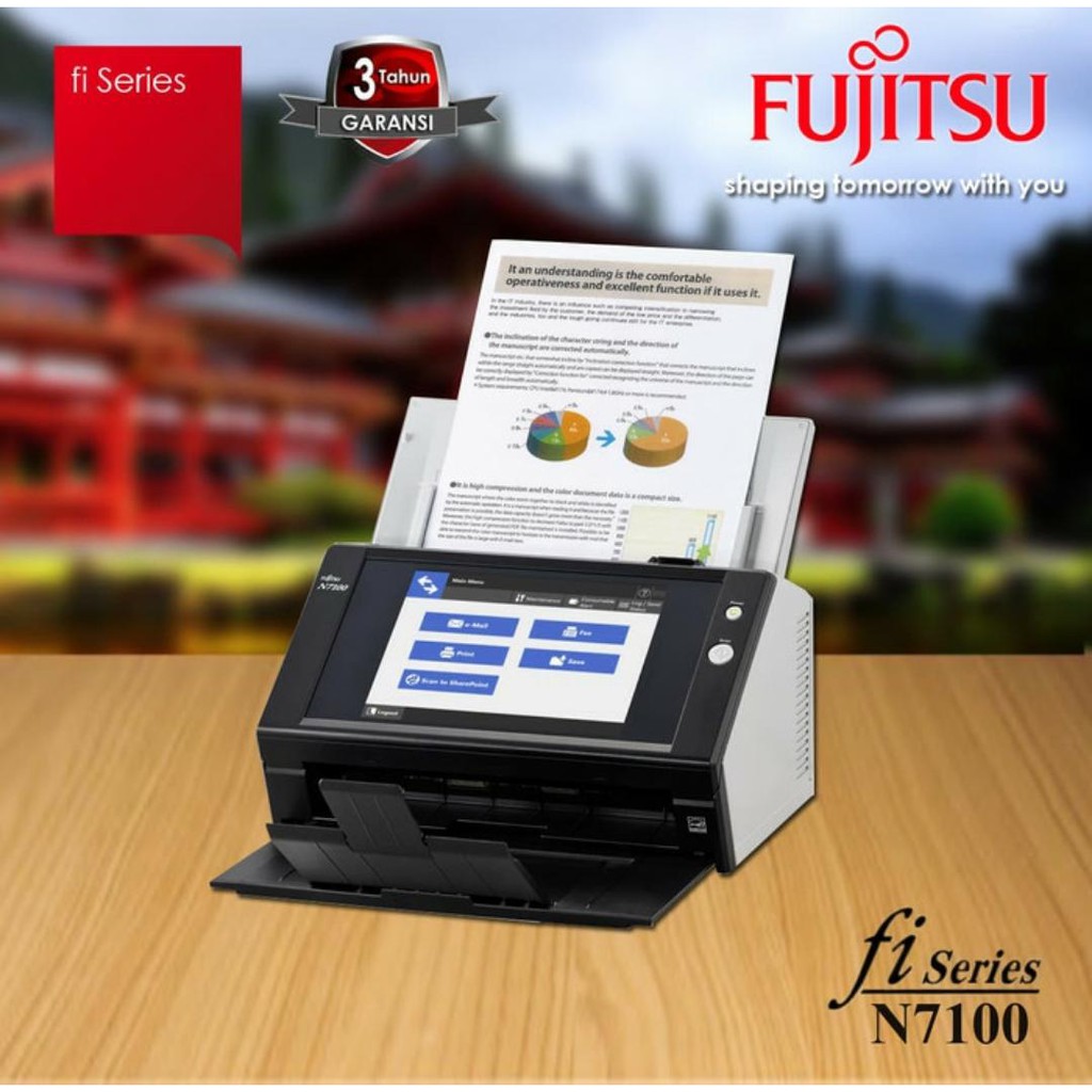 Jual Fujitsu FI Series N7100E Network Scanner Shopee Indonesia