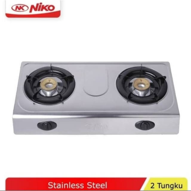 Jual Kompor Gas 2 Tungku Stainless Kompor Niko Stainless Nk 777 Kompor