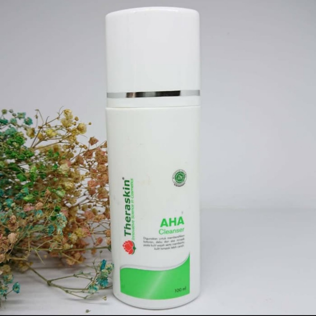 Jual THERASKIN AHA CLEANSER FACIAL WASH AHA SABUN DENGAN KANDUNGAN