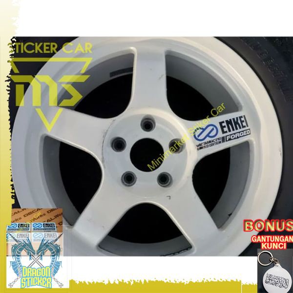 Jual TERMURAH ENKEI TARMAC LIMITED EDITION STICKER STIKER MOBIL RIM ...