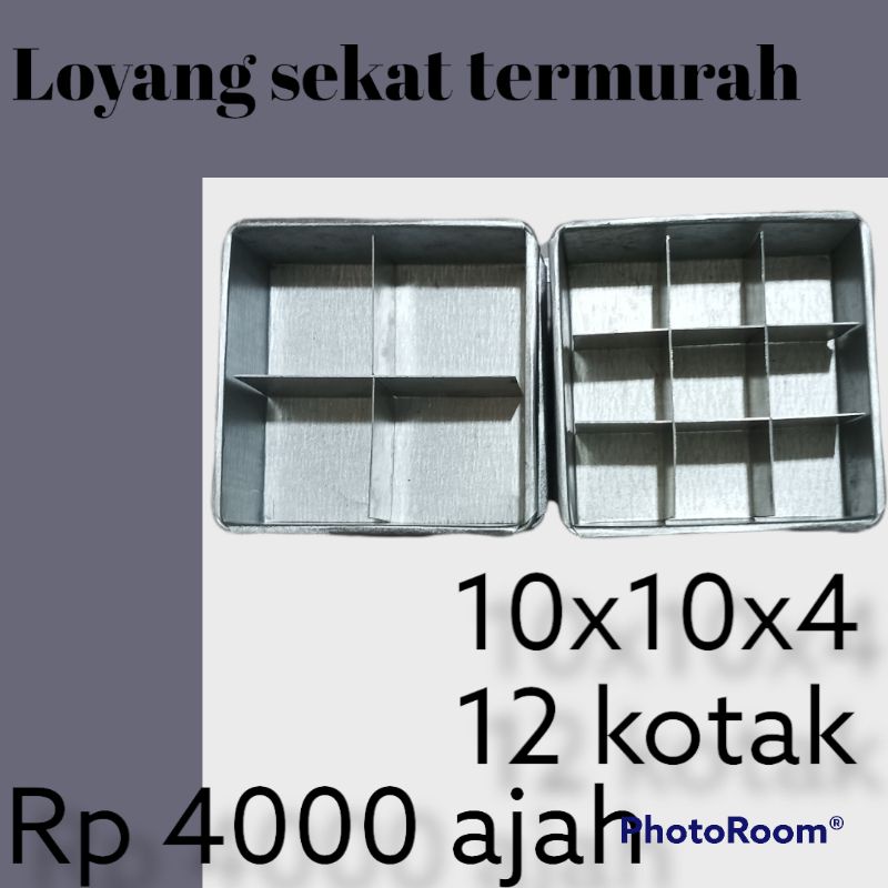 Jual Promo Loyang Sekat Brownis Mini 10x10 Bisa Bongkar Pasang Termurah Shopee Indonesia