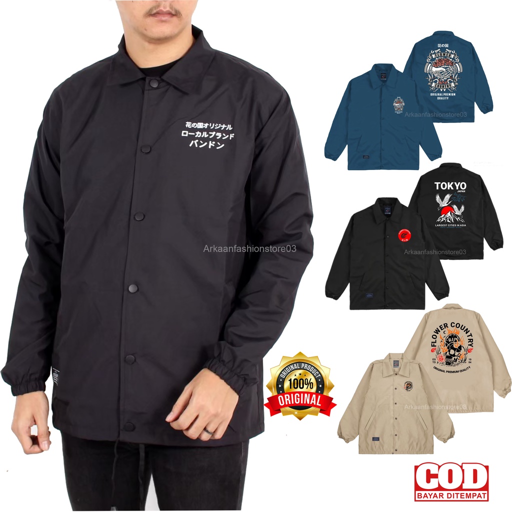 Jual AKN - JACKET COACH COWOK / JAKET COACH PRIA / JAKET COACH