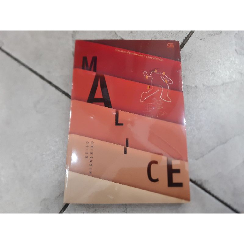 Jual Novel Malice Catatan Pembunuhan Sang Novelis Keigo Higashino