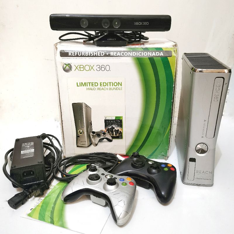 Jual Xbox 360 Slim Rgh Halo Reach Limited Edition Fullset Shopee Indonesia