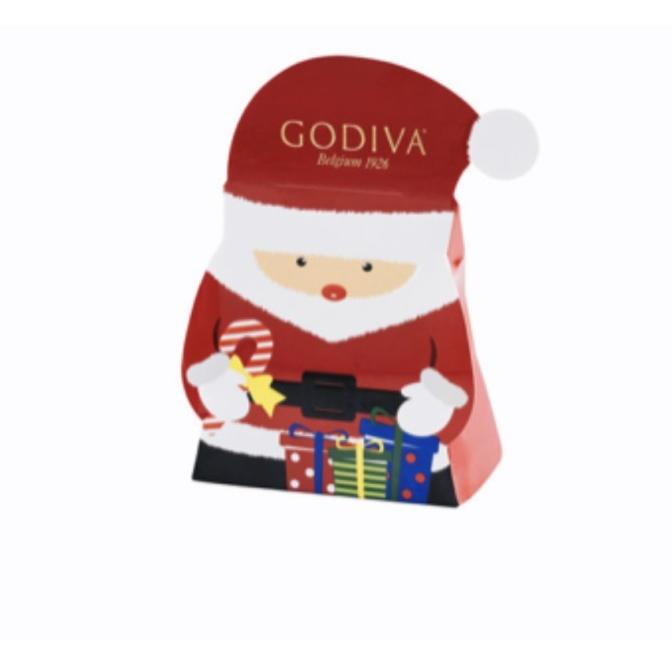 Jual GODIVA HOLIDAY SANTA ISI G CUBES CHOCOLATE 10PC COKLAT NATAL